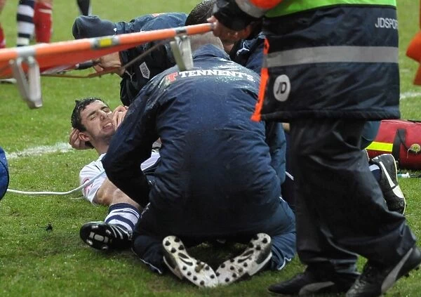 Conor McLaughlin's Devastating Broken Leg: Preston North End vs. Bristol City Championship Match, 2011