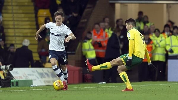 The Determined Challenge: Norwich City vs. Preston North End - An Epic Football Battle, November 25, 2017