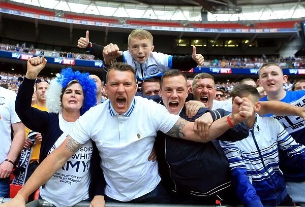 Electric Atmosphere: Preston North End FC's Unyielding Support in Sky Bet League One Play-Off Final vs Swindon Town