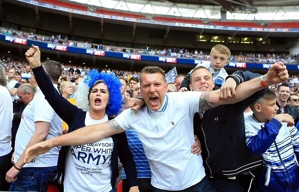 Electric Atmosphere: A Sea of Passion - Preston North End FC's Unforgettable Play-Off Final Journey vs Swindon Town (Fan Photos)