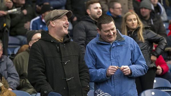 Fans in Action: Preston North End vs. Blackburn Rovers at Ewood Park, SkyBet Championship 2018 / 19