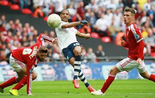 Jermaine Beckford Scores Third Goal: Preston North End Wins Sky Bet Football League One Play-Off Final at Wembley Stadium (24 / 5 / 15)
