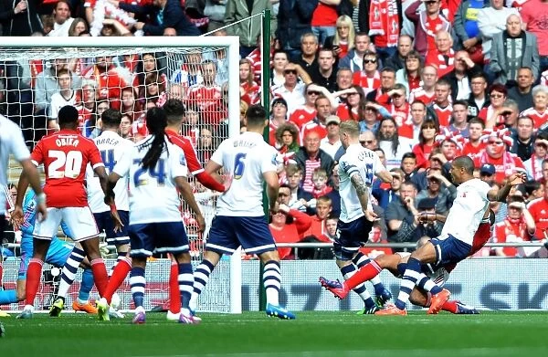 Jermaine Beckford Scores the Opener: Preston North End's Triumph in Sky Bet League One Play-Off Final at Wembley
