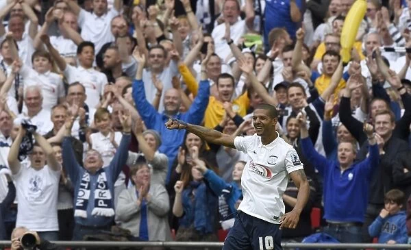 Jermaine Beckford's Hat-trick: Preston North End Secures Promotion in Sky Bet League Championship Play-Off Final against Swindon Town (24 / 5 / 15)