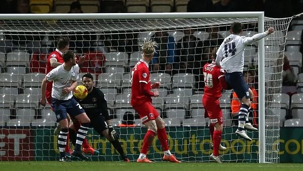 Joe Garner Scores First Goal for Preston North End vs Charlton Athletic (February 23, 2016)