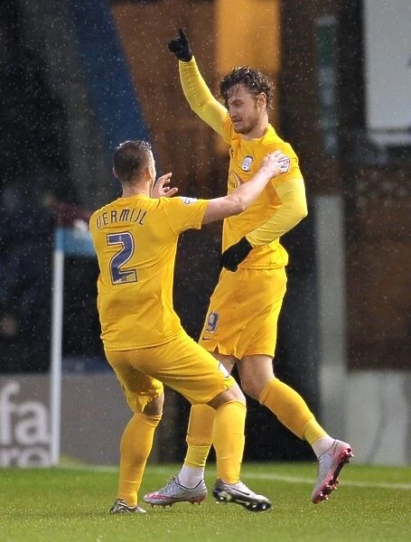 Will Keane Scores First Goal for Preston North End Against Burnley in Sky Bet Championship (December 5, 2015)