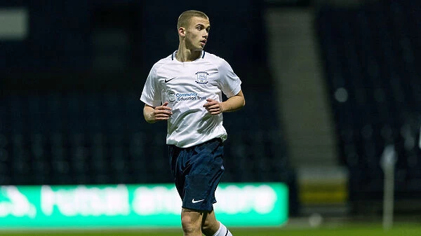 Louis Potts in Action: FA Youth Cup Third Round at Deepdale vs Charlton Athletic
