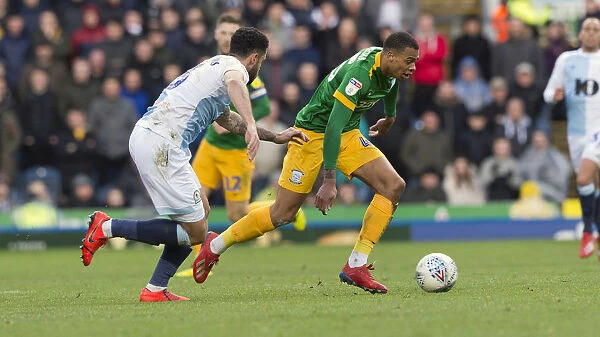 Lukas Nmecha Scores for Blackburn Rovers Against Preston North End in SkyBet Championship Clash at Ewood Park (09 / 03 / 2019)