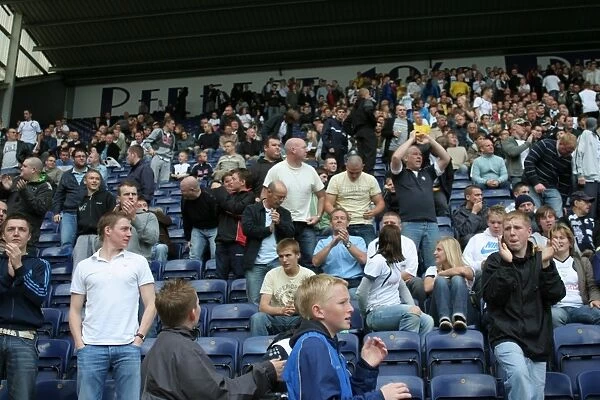 Passionate Preston North End vs. Bristol City: A Sea of Supporters at Deepdale