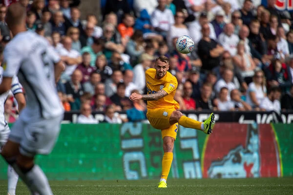 Patrick Bauer's Hat-Trick: Preston North End's Dominant Performance Against Swansea City in SkyBet Championship (17th August 2019)