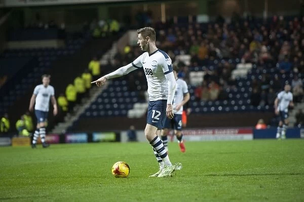 Paul Gallagher in Action: Preston North End vs Sheffield Wednesday, SkyBet Championship (31st December 2016)