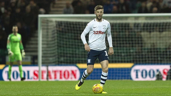 Paul Gallagher On The Ball At Deepdale