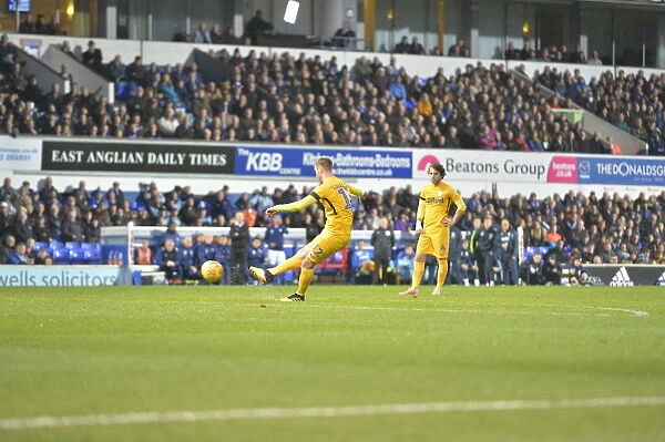 Paul Gallagher Free-Kick Against Ipswich Town