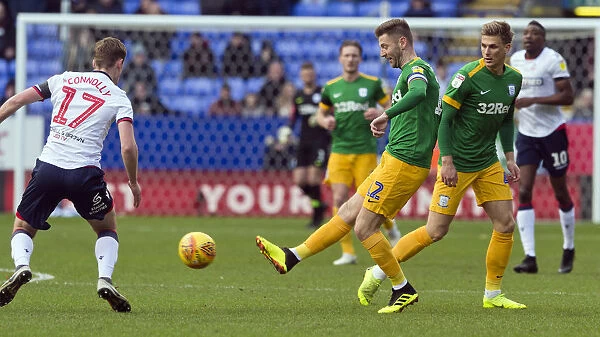 Paul Gallagher Scores for Preston North End Against Bolton Wanderers in SkyBet Championship Match, February 2019