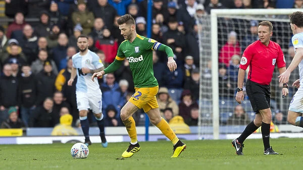 Paul Gallagher Scores for Preston North End in SkyBet Championship Showdown at Ewood Park (09 / 03 / 2019)