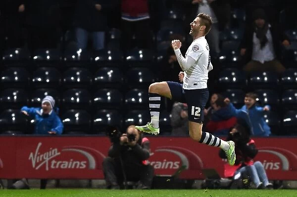 Paul Gallagher's First Goal for Preston North End: Celebrating Against Hull City (December 28, 2015)