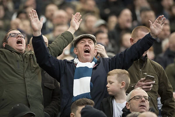 PNE Fan Joins In With The Crowd