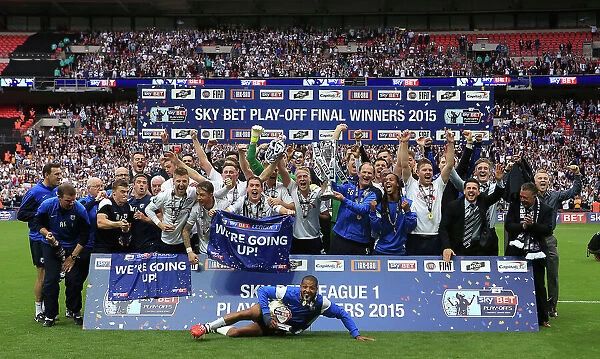 PNE Lift The Sky Bet League One Play Off Trophy 24 / 05 / 2015