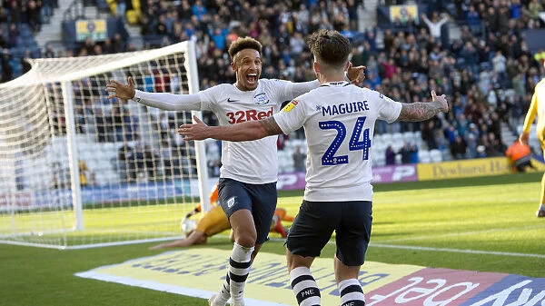 PNE Victory: Robinson and Maguire's Euphoric Home Kit Celebration vs Wigan Athletic (October 6, 2018)
