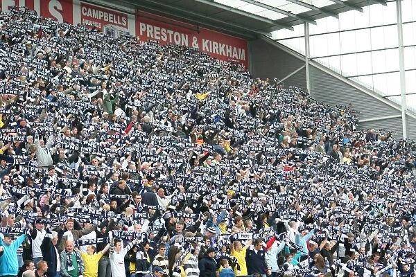 Preston North End Fans in Action: A Photographic Record of the PNE vs Birmingham Match (06-05-07)