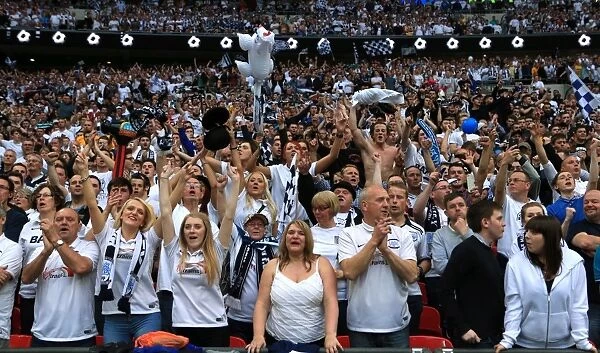 Preston North End FC: Unwavering Support in the Sky Bet League One Play-Off Final Against Swindon Town (Fan Photos)