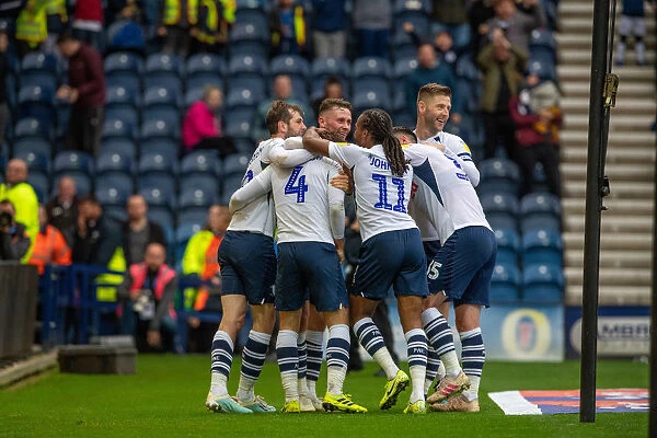 Preston North End: Pearson, Browne, Barkhuizen, and Gallagher in Action against Barnsley, SkyBet Championship