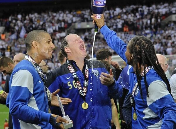 Preston North End Promoted: Simon Grayson's Emotional Champagne Moment at Wembley