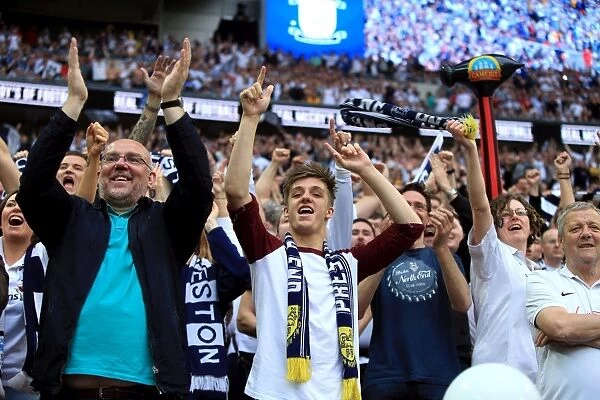 Preston North End: Unwavering Support in the Stands (Play-Off Final)