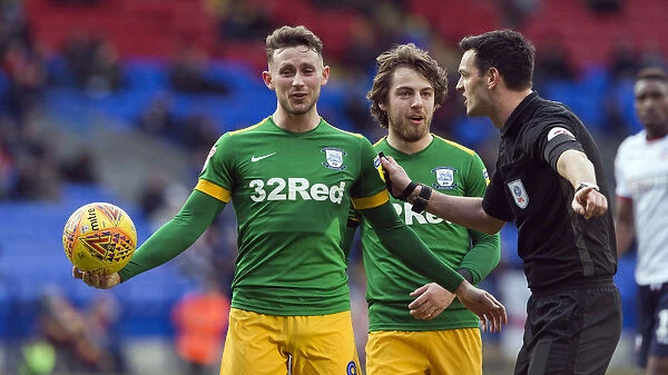 Preston North End's Alan Browne and Ben Pearson Go Head-to-Head Against Bolton Wanderers in SkyBet Championship Showdown at University Stadium (09 / 02 / 2019)
