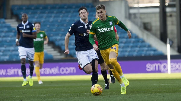 Preston North End's Brad Potts Scores Hat-Trick in SkyBet Championship Match vs Millwall (23rd February 2019)