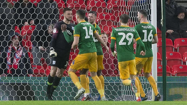 Preston North End's Declan Rudd Denies Stoke City Penalty in SkyBet Championship Showdown (26 / 01 / 2019)