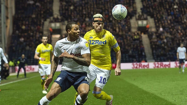 Preston North End's Lukas Nmecha Scores Hat-Trick Against Leeds United in SkyBet Championship Match at Deepdale, April 9, 2019