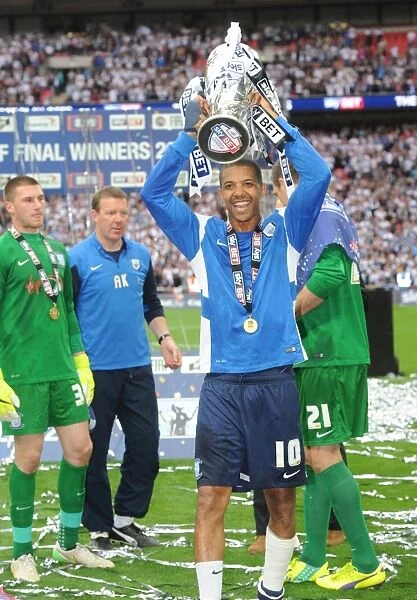 Preston North End's Promotion Triumph: Jermaine Beckford's Wembley Goal Secures Sky Bet League One Championship