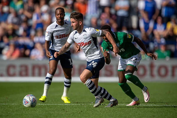 Preston North End's Sean Maguire (11) in Action against Sheffield Wednesday in SkyBet Championship (2019-2020)