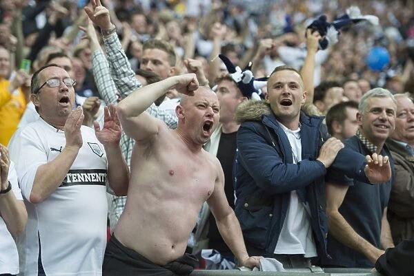 Sea of Passion: Preston North End Fans at the Play-Off Final vs Swindon Town, Wembley, 2015