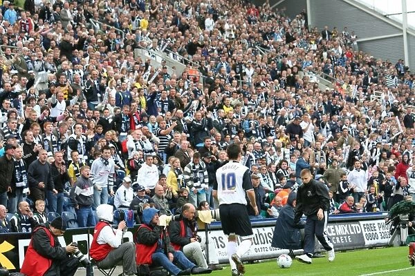 A Sea of Passion: Preston North End FC Fans in Action (PNE vs Birmingham, 06-05-07)