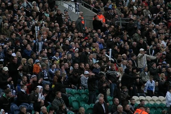 A Sea of Passion: Unwavering Support of Preston North End Football Club Fans - Photos of Devoted Fans