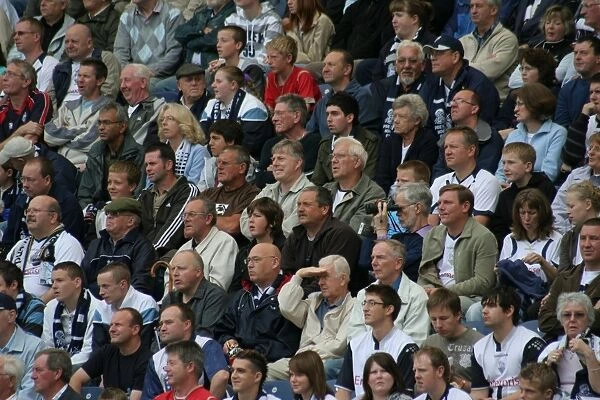 A Sea of Passionate Preston North End FC Supporters - PNE v Colchester (25-08-07)