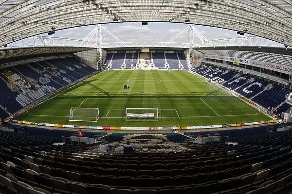 September Showdown: Preston North End vs. Wolverhampton Wanderers - A Football Rivalry at Deepdale (2008) - General View of the Stadium