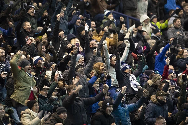 SkyBet Championship Clash: Preston North End vs Millwall at Deepdale - Fans in Action