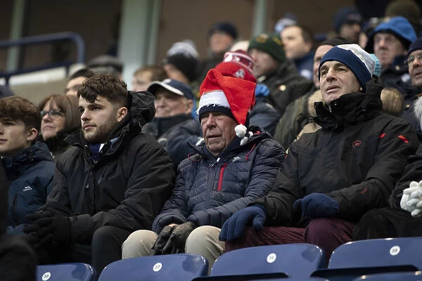 SkyBet Championship Showdown: Passionate Clash of Preston North End and Millwall Fans at Deepdale