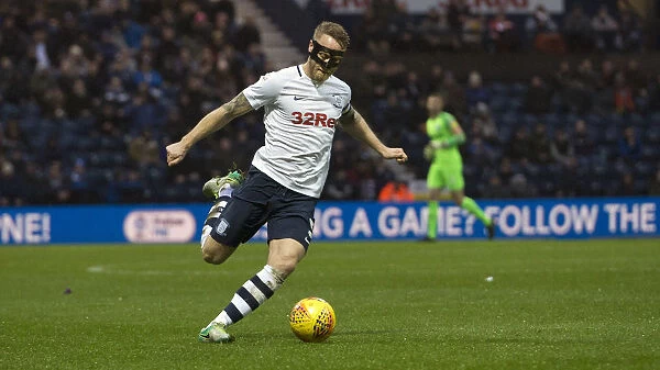 Tom Clarke Masked Up: Preston North End vs Swansea City, Deepdale, SkyBet Championship, 12th January 2019