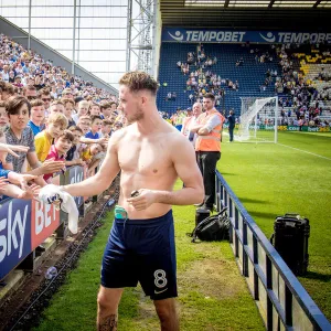 Alan Brown Present Match Shirt To Young Fan