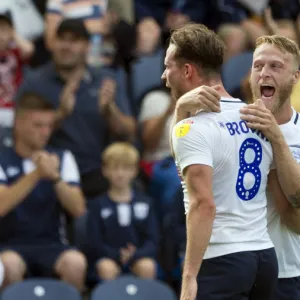 Alan Browne Celebrates With Captain Tom Clarke