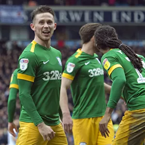 Alan Browne and Daniel Johnson's Thrilling Goal Celebrations: Preston North End's Victory at Blackburn Rovers in SkyBet Championship (09/03/2019)