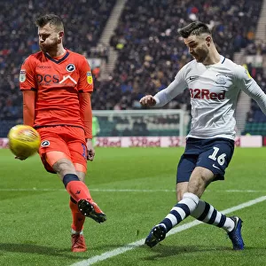 Andrew Hughes Crossing The Ball At Deepdale