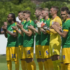 Bamber Bridge v PNE, Team, Green Kit (1)