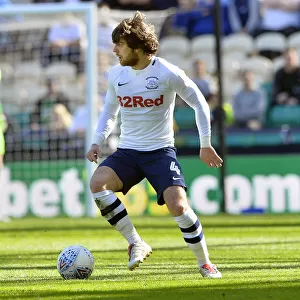 Ben Pearson in Action: PNE vs Sheffield United, SkyBet Championship, 6th April 2019 (Deepdale)