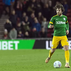 Ben Pearson Scores for Preston North End in SkyBet Championship Showdown at Middlesbrough's The Riverside (13/03/2019)