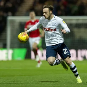 Brandon Barker On The Ball At Deepdale